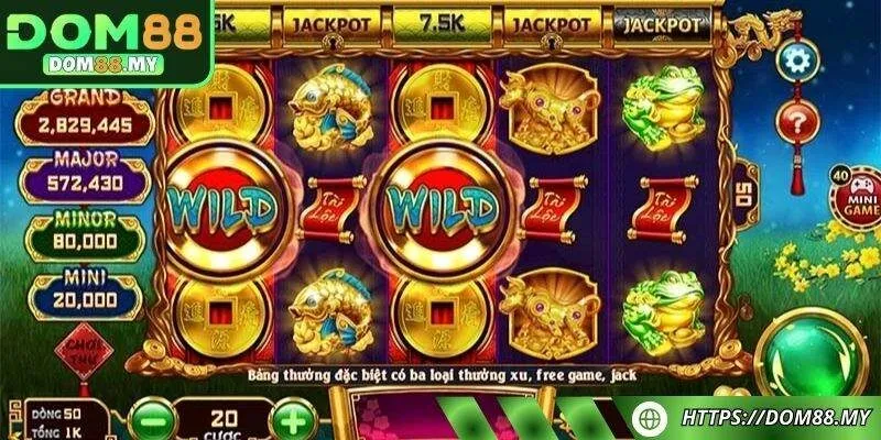 Hội viên chọn mức cược và tiến hành quay theo chiến lược