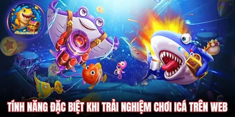 Tính năng đặc biệt khi trải nghiệm chơi icá trên web